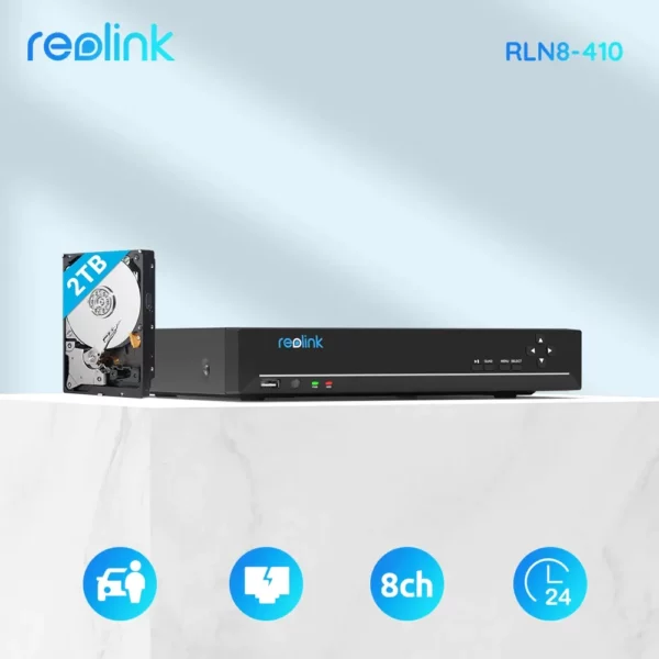 Reolink RLN8-410 – video snemalnik do 8 kamer - Image 2