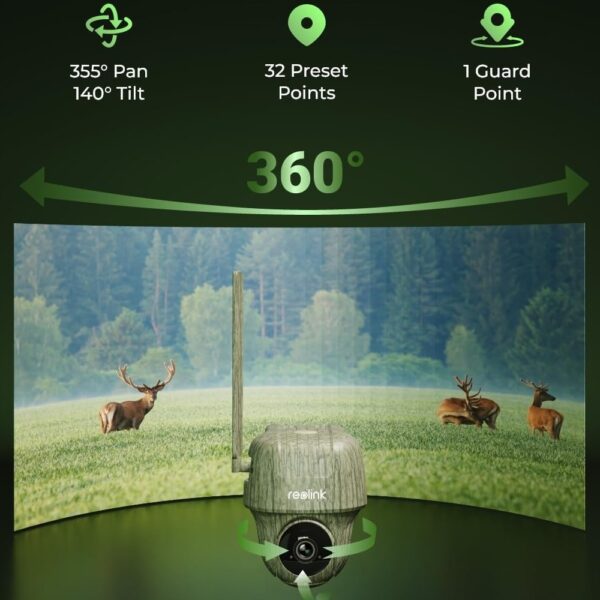 KEEN Ranger PT - zunanja kamuflažna vrtljiva 4G kamera + solarni panel - Image 2