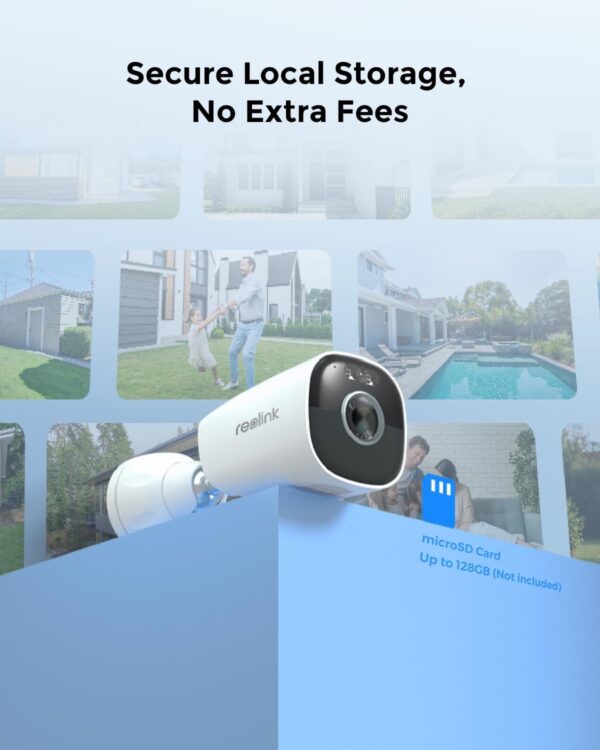 Reolink Argus Eco Pro – zunanja brezžična 5MP WiFi kamera z reflektorjem - Image 3