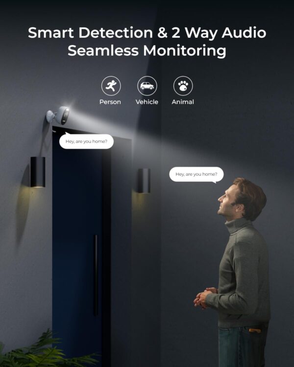 Reolink Lumus – zunanja 4MP WiFi kamera z reflektorjem - Image 4