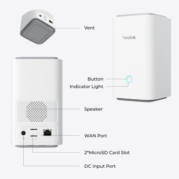 Reolink Home Hub - lokalni WiFi snemalnik za do 8 kamer - slika 4