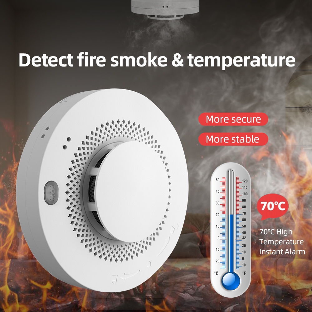 Bežični detektor dima i naglog porasta temperature