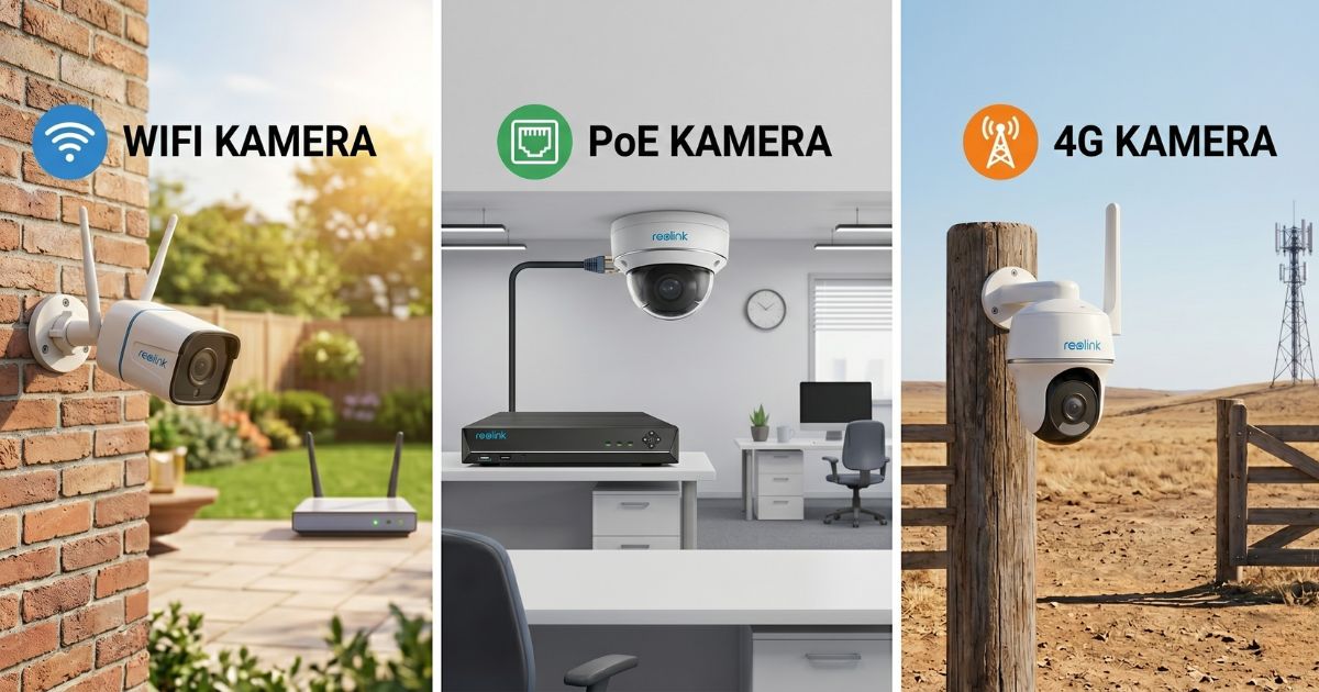WiFi, PoE ili 4G kamera – koju odabrati za svoj dom ili posao?